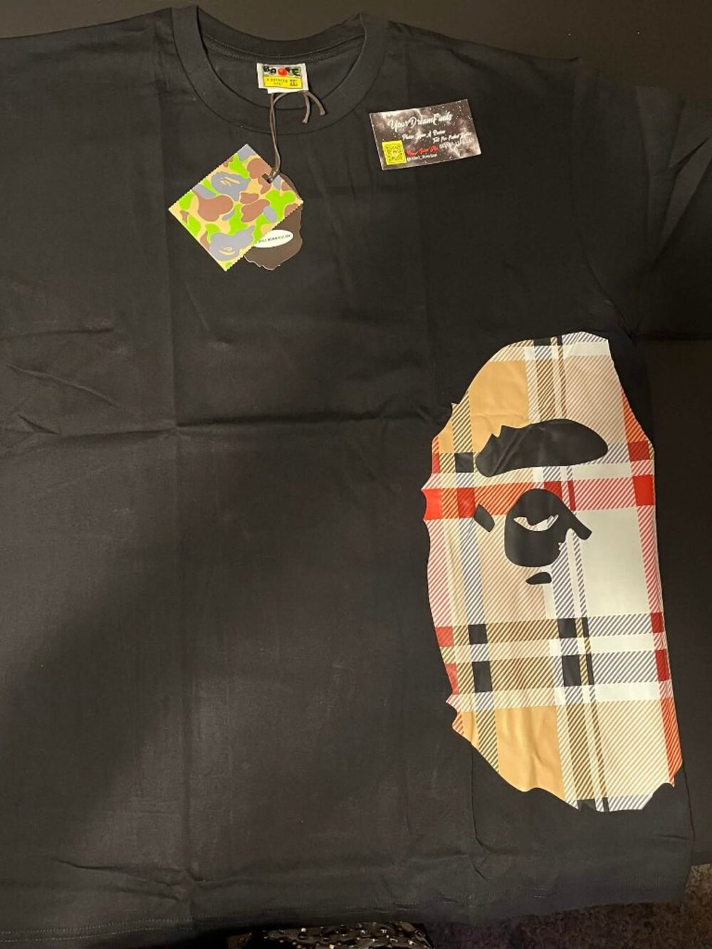 BAPE x Burberry Black T-Shirt